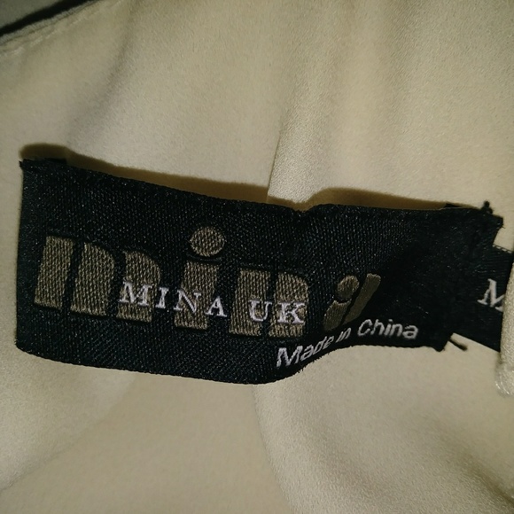 Mina UK Colorblock blouse Sz M - Picture 8 of 8